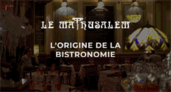 Desktop Screenshot of le-mathusalem.com